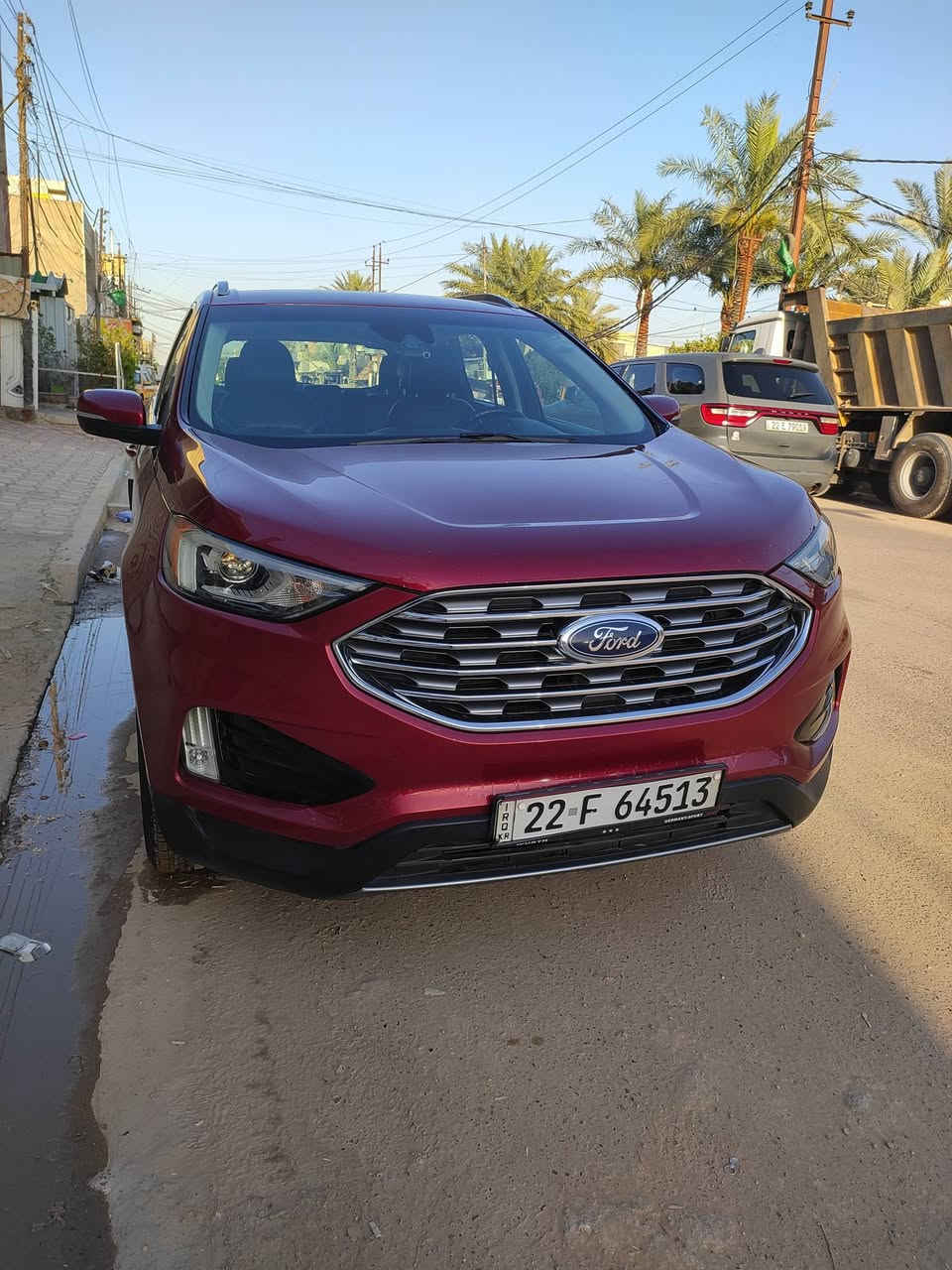 فورد ايدج   SEL 2019 للبيع فقط
السعر 175$  وبيها مجال بسيط / مكاني بغداد 
وارد امريكي صور الحادث مرفقة / دعامية امامية و جاملغ السائق مصبوغات بدون ايرباك 
رقم الشاصي 2fmpk3j92kbb99797
بيها بارد صغير بالابواب 
ماشيه 67 ميل قابل للزيادة 
حجم المحرك 2000 ايكوبوست
4 سلندر 250 حصان 
رقم اربيل باسمي تحويل مباشر 
السيارة مال جناي نظيفة مابيها نواقص 
مواصفاتها 
🟢شاشه دشبول ديجيتال.
🟢كامرة خلفيه 
🟢كير ماوس.
🟢سايد بريك كهربائي .
🟢بصمة تشغيل و ابواب 
🟢تشغيل عن بعد 
🟢اوتو ستوب.
🟢رادار امامي وجانبي و تحديد مسار 
🟢كشنات جلد .
🟢تدفئه بالكشنات الامامية 
🟢كشنات كهرباء.
🟢حساس مطر.
🟢الجنطة تفتح بالرجل
🟢نظام قيادة Sport .
🟢شحن وايرليس
🟢اندرويد اوتو /ابل كاربلي
🟢التحكم بالتبريد منفصل بين السائق و الراكب 

للتواصل عبر الاتصال او واتس اب على الرقم ***********
