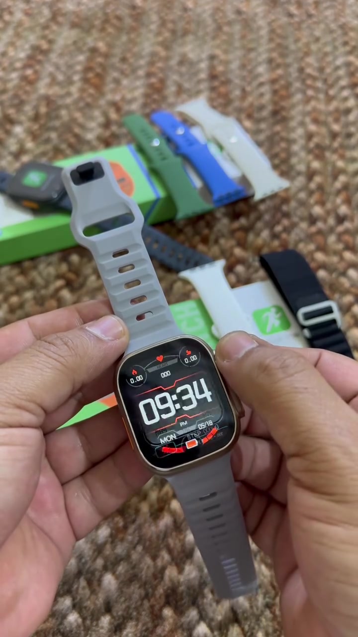 السلام عليكم هذه الساعة الذكية هي DT NO.1 Watch Ultra، والتي تتميز بشاشة مقاس 2.0 بوصة وهيكل بحجم 49 ملم.اتصال تتضمن الساعة ميزات مثل تقنية NFC، ومراقبة معدل ضربات القلب، وتتبع نظام تحديد المواقع العالمي (GPS).تعمل هذه الساعة الذكية مع كل من أجهزة أندرويد وآيفون عبر البلوتوث.يتم شحن الساعة لاسلكياً وتتضمن أحزمة سيليكون.السعر 30#اكسبلور


**إذا كنت صاحب هذا الإعلان وتريد حذفه لأي سبب، رجاءا أرسل رسالة إلى الدعم الفني**