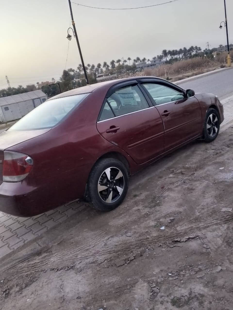 سلام عليكم
للبيع كامري موديل 2005 رقم سليمانيه نكليزي تحويل
وارد امريكي محرك سته سلندر مكفول 
كير مكفول 
مصبوغه عام جماليه بدون دواخل 
سيارة مال جناي 
السعر 76 وبيه مجال 
مكان صلاح الدين بلد 
‏‪***********‬‏
