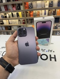 🔺ايفون 14 برو ماكس 256 ➖ملحقاتة كارتونه  ➖صحة البطارية 86 ➖بيع او مراو...