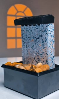 نافورة مضيئة • ديكور فخم • راحة نفسية