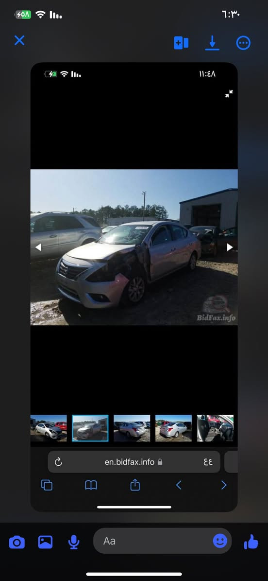 مرواس فقط 
نيسان فيرسا ١٨ 
السياره نضيفه وماشيه٨٤ شاشه كامره مانع انزلاق مثبت  سرعه شعدك مرواس دزلي  رقم كربلاء  والسياره احلى من الصور وفول نضيفه 
الحادث جاملغ وشويه من البنيد صوره موجوده بمريكا
بيع او مرواس عادي 
ع الرقم واتساب موجود اتصل وبخدمتك
***********
