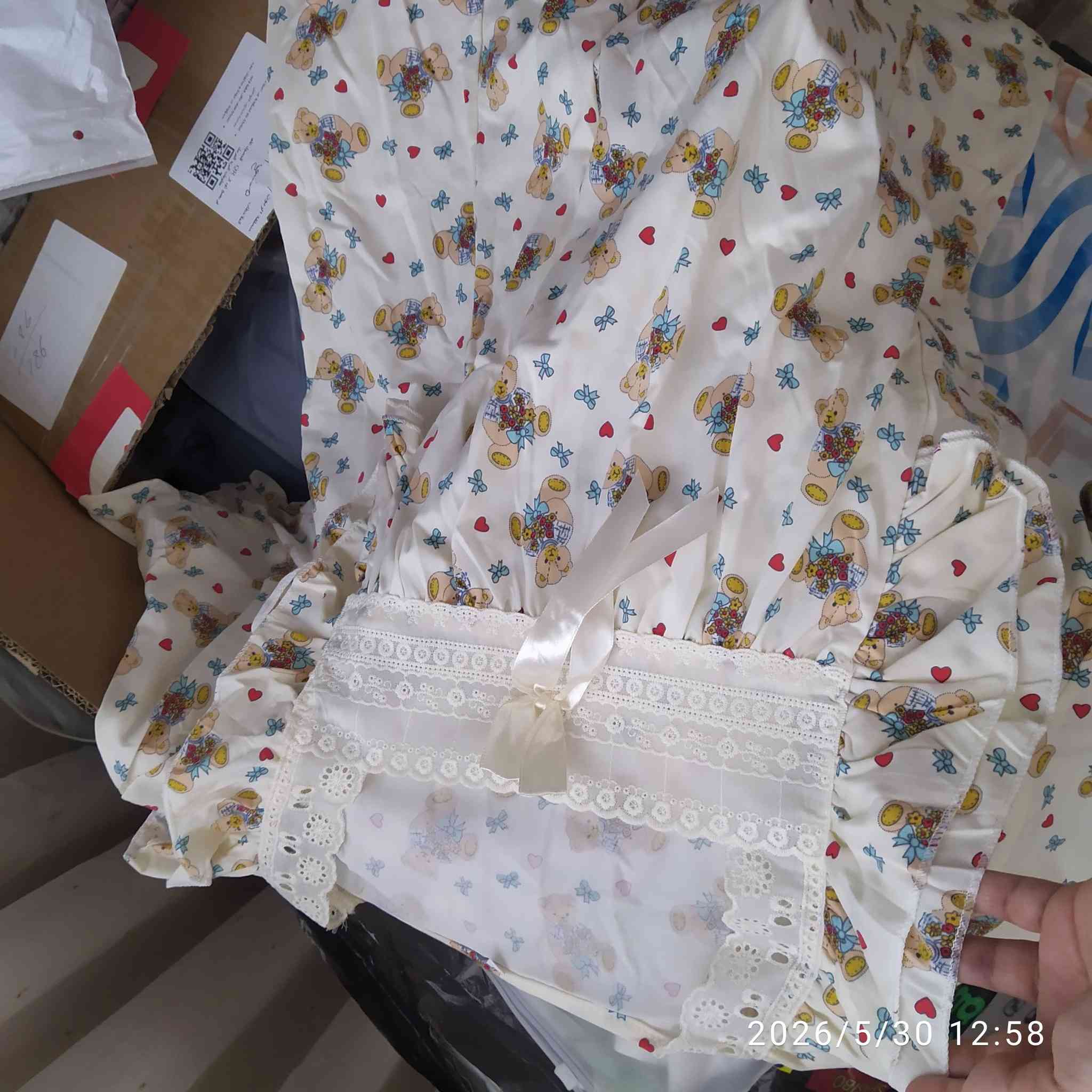 كارتونة ملابس مكس بيها شغلات كلش حلوة و كوالتي عالي الي يريدها يجي خاص انطيه التفاصيل🤚🏻


**إذا كنت صاحب هذا الإعلان وتريد حذفه لأي سبب، رجاءا أرسل رسالة إلى الدعم الفني**
