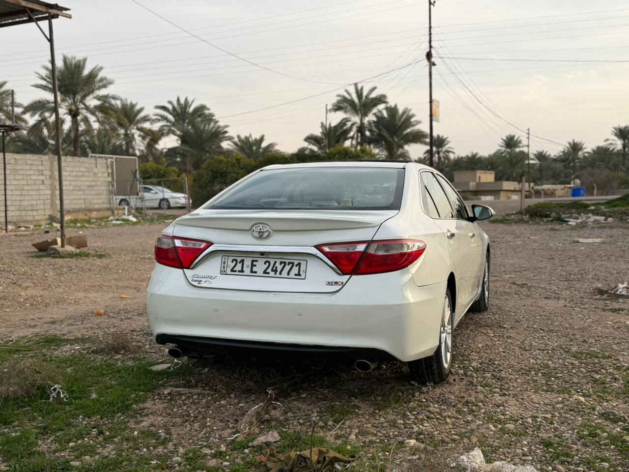 كامري موديل 2016 خليجي فول مواصفات
 باب الصدر صبغ رش سبب شخط بدون فتح او حادث
مكان بغداد الطارمية
السعر 180
 ***********
***********
