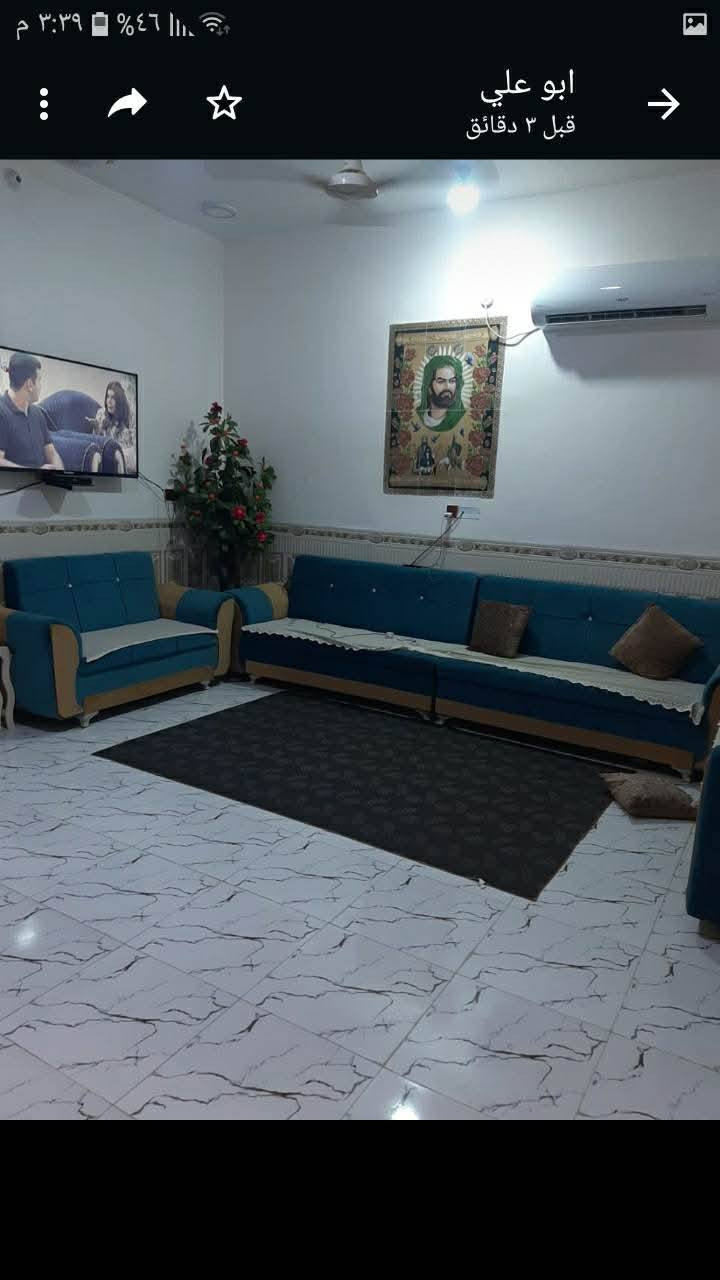 بيت للبيع طابو صرف طابقين🏫
            مساحة 140
مقابيل المجمع السكني عبد الحسن ملاغي🏢🏢
جوه غرف النوم صاله إستقبال
مطبخ  مع مجمع صحيات ومنور
فوك غرفتين نوم صاله مطبخ 
مجمع صحيات خارجيه 
كراج سياره وجه البيت سيراميك
المكان حي سيده زينب 
السعر 170وبي مجال 💵
***********المندوب العقاري حيدر 📞
