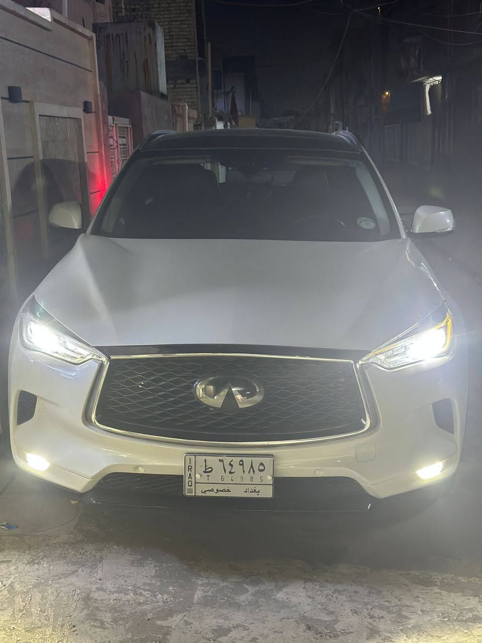 ياالله
الحلوه للبيع او مراوس باقل
ارخص انفنتي qx50 بكل العراق. بهل نضافه وموصفات بسعر q50 

نيسان انفنتي 2019 QX50 فول للاخير مزوعه موصفات 
وارد امريكي ضربه جاملغ بدون دواخل 
رقم بغداد تحويل مباشر (مشروع وطني) 
لون ابيض صدفي 
==========================
المواصفات :

احدث محرك vc turbo فول  بسعة 2.0 سريعة ونشطة جدا

_ سلايت كبير بنوراما
_شاشة 8 انج عدد 2
_مرايا النقطة العمية
_ كامرات عدد 4  360 درجة
_ التشغيل عن بعد+تشغيل التبريد حسب حرارة الجو

_ البصمة
_الكراسي كهربائية
_ نضام صوتي

_انارة زنون بالكامل الناصي والعالي والبلوجكتر كلهة شركة بدون اضافات

_بك لايت لد بالكامل
_الصندوك كهربائي شفط
_كير طيارة كهربائي
_ستيرن كهرباء+تدفئة
مقاعد تدفئة
_كراسي كهرباء
_تبريد قطعتين مناخ منفصل

_ويل حجم ١٩ اسود لامع مع تخم تاير جديد 

_حساس اطارات
_حساسات امامي خلفي
_رادار مع توقف تلقائي مانع حوادث
_اوتو هولد
_سايد بريك بصمة
_درايف مود ٤ وضعيات
_ماوس تحكم بالشاشة الكبيرة للخارطة
_ميموري ذاكرة خزن للسائق
_مقاعد جلد
_ايرباك عدد ٨
_دشبول +ابواب جميعها جلد ومطرز

ماشية (105)الف فقط

السيارة جاهزة من جميع النواحي بولش وحمام ونانو سيراميك وتخم تاير جديد ودهن وفلاتر وصيانة كاملة الحمدلله وبالعافية على الي تكون من نصيبه 

مكان سياره سليمانيه 

السعر  170ورقة وبيهة مجال بسيط

للاستفسار الاتصال على هذا الرقم ***********
