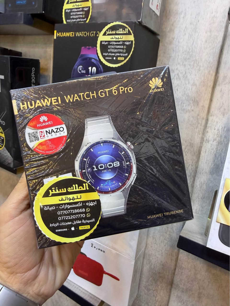 احدث ساعة ذكية من هواوي

Gt 6 pro

نسخة التيتانيوم

استخدام يوم واحد فقط

الملحقات كاملة وغير مفتوحة

السعر 375،000/اسعار ثابتة

الملك سنتر/السيدية

*********** بغداد, العراق
