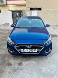 هونداي اكسنت 2019 وارد امريكي حادث امريكا مرفق بلصور  بيهة صبغ بالبنيد...