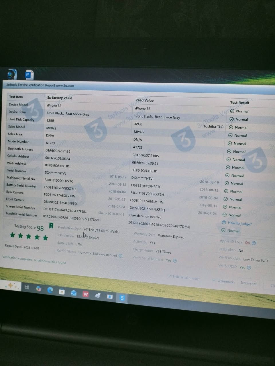 سلام عليكم ايفون SE للبيع محتفض بيه انتيكه وحلو كلشي يشتغل كامل سيم وابل ايدي نضافت الجهاز 98 مكاني كركوك


**إذا كنت صاحب هذا الإعلان وتريد حذفه لأي سبب، رجاءا أرسل رسالة إلى الدعم الفني**