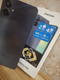 جهاز A06 استخدام قليل كامل ملحقات بعدهم ممفتوحات نضافه 99% سعر 125 وبي...