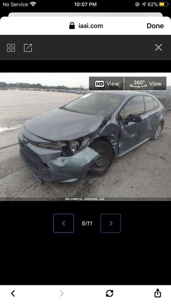 كورلا 2020 le 
مواصفات معروفه 
السياره بيها حزام  والسياره جاهزه متصرف عليها ربع 
باتري جديد صدر جديد تخم تاير وتخم ويل جديد 
السياره جاهزه ربع متصرف عليها  السعر118$وبيها مجال رقم بغداد باسمي 
مكان السياره بغداد البياع  *********** يوجد واتس اب  غير متواجد عل الفيس
