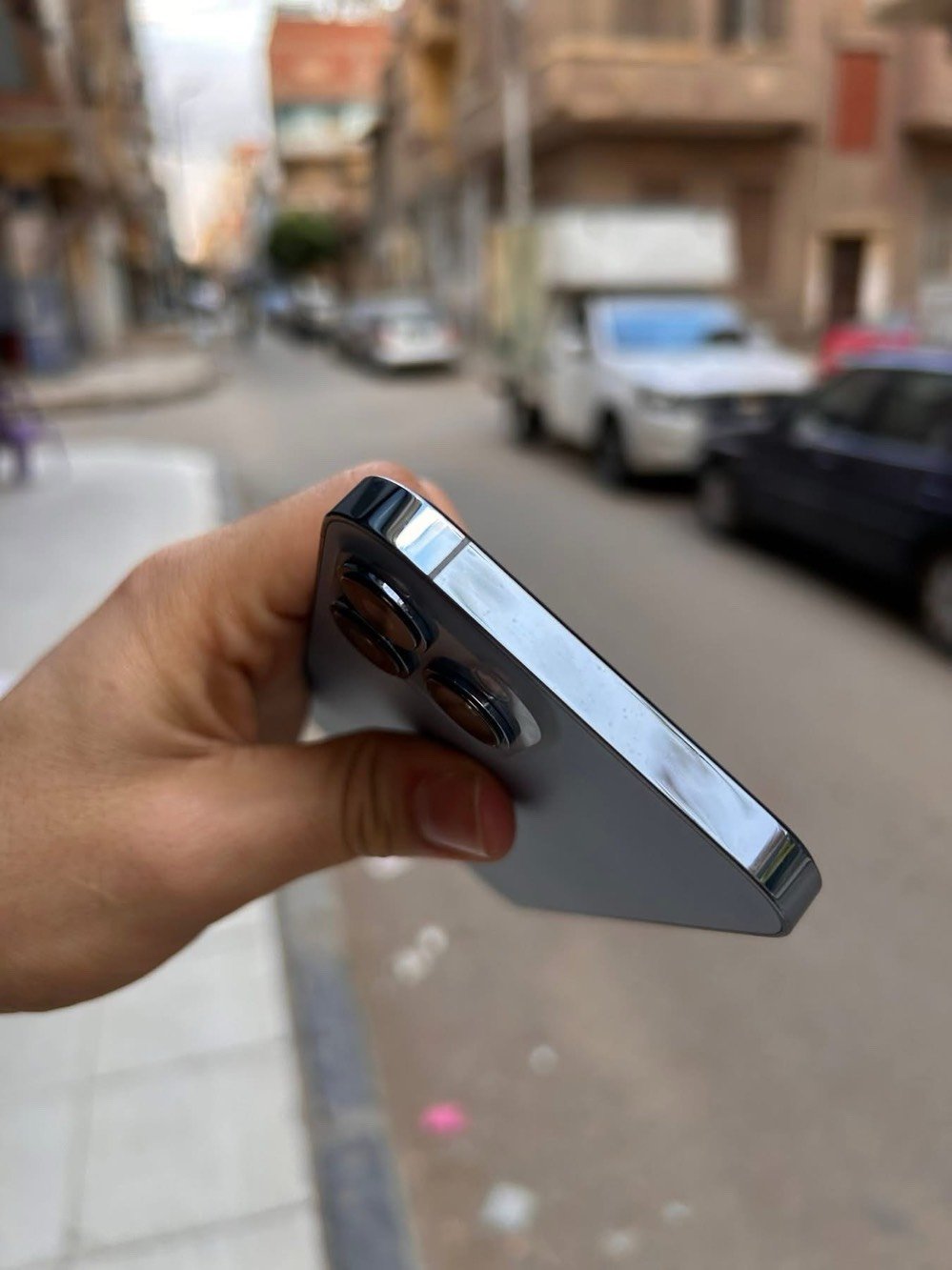 ايفون 13 برو ماكس شرق اوصط لا باله ولا مالات دبي ذاكره 256 تلفون مال بنيه اول من نزلت اخذته . تلفون طاح وتبدل بي بطاريه 100‎%‎ اصليه وشاشه اصليه شرط اصليات 
،، الفيس ايدي وكف وما سويته لئن عادي يفتح ع رمز شفته مو مهم ؛؛  السعر 550 للستفسار واتساب ***********