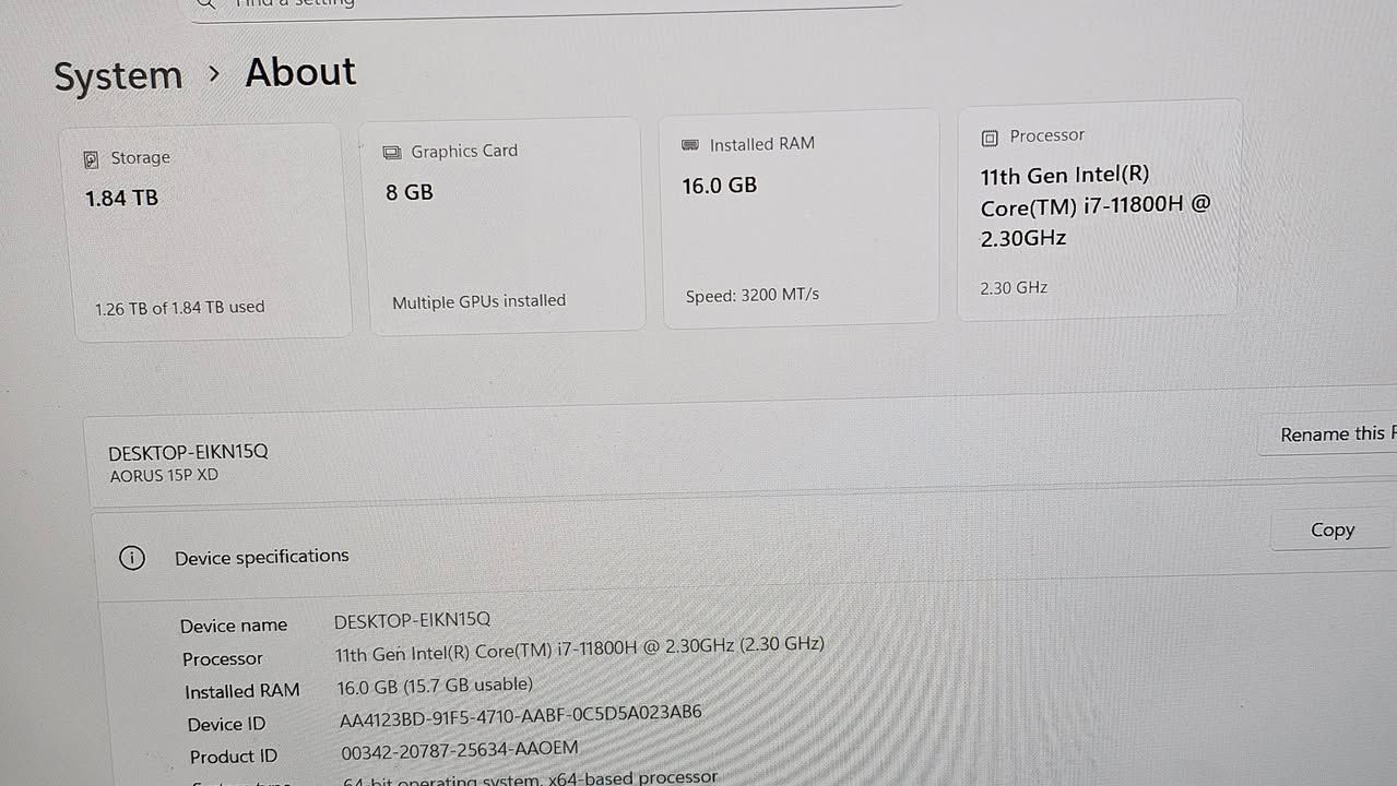 Laptop Aoras gaming
Gpu 3070 8G
Ram 16 GB
Intel Core i7 Gen 11
Nvme ssd m.2 2tb
Monitor 15.6inch 1080p 240hz
السعر : 1,350,000
و بي مجال


**إذا كنت صاحب هذا الإعلان وتريد حذفه لأي سبب، رجاءا أرسل رسالة إلى الدعم الفني**