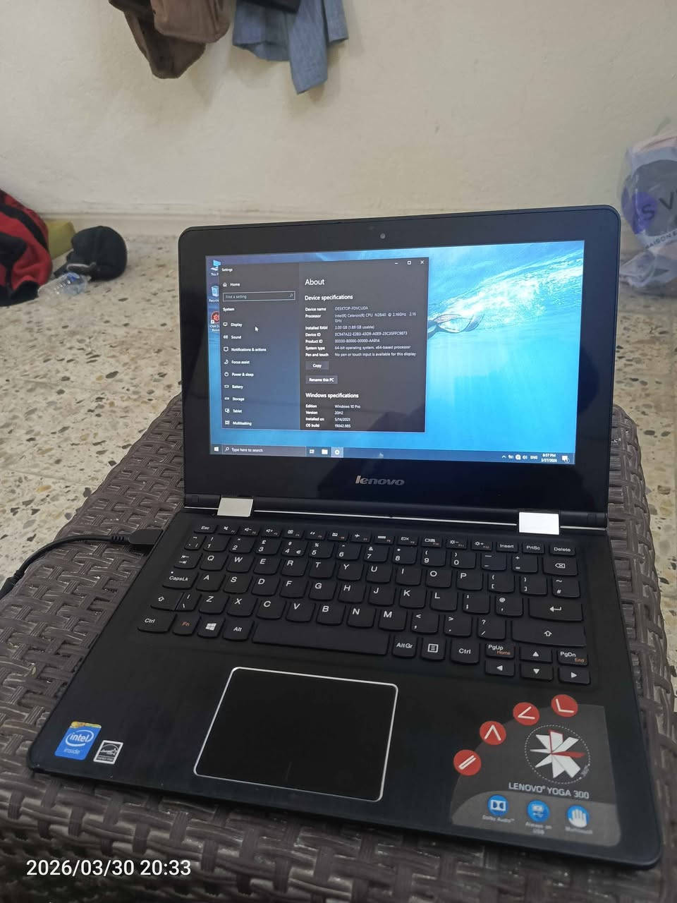 لابتوب لينوفو للدراسة وتصفح الانترنت
معالج سلرون 
رام  2 كيكا 
هارد 64 كيكا 
شاسع حجم 12 انج 
ويندوز 10 نظام أصلي 
الابتوب ويندوز أصلي مو كروم 
بدون بطارية شغالة مباشر على الشاحنة 
السعر 55 الف 
مكاني بغداد بغداد, العراق


**إذا كنت صاحب هذا الإعلان وتريد حذفه لأي سبب، رجاءا أرسل رسالة إلى الدعم الفني**