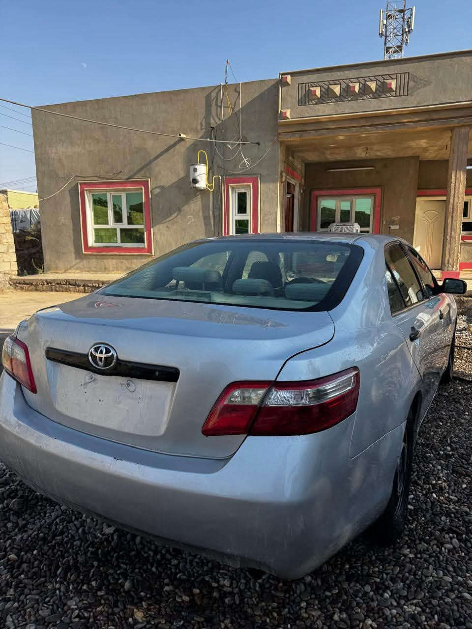السلام عيكم
كامري للبيع موديل2009 
منفيس اوراقها كلها اصولية
كير محرك شرط تبريد ثلج 
صدر تايرات كلها جديدة 
السعر55
سيارة جاهزة
المكان صلاح الدين ناحية الزوية 
هـ :***********
الخاص مفتوح
