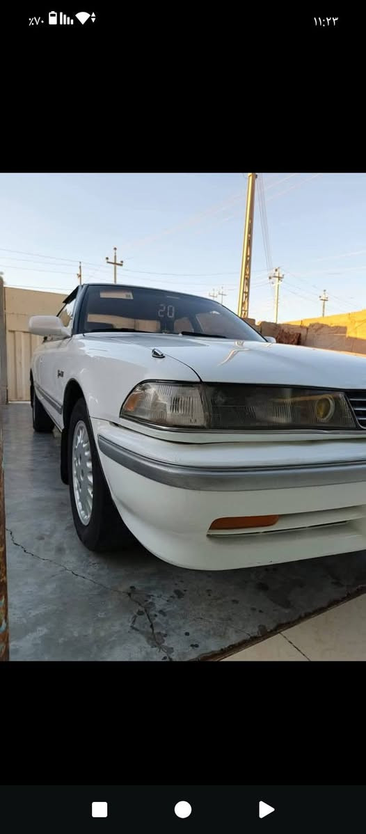 السلام عليكم للبيع تويوتا مارك مديل 1991 رقم كركوك انكليزي جديد سياره جهزه من كلشي  مكينه كير كله بشرط حداديه بشرط سياره كامله ماتصرف عليهه ألف دينار سنويه ل 2030 بسمي شرط التحويل ثاني يوم مكان السياره ديالى المقدادية الاستفسار *********** السعر 58 وبيها مجال
