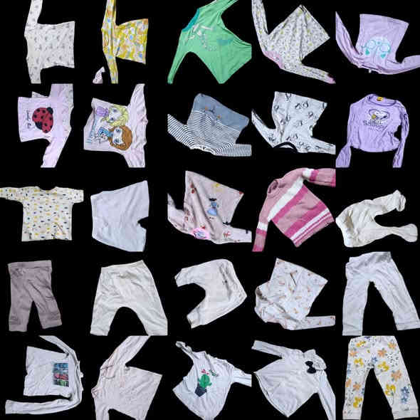 السلام عليكم 
اني اجهز جملة ملابس 
جديدة  اقاربي تشتغل بالباله عدها   شليف 130 قطعة بهاري وشتائي الاغلب بهاري  كله ب33 الف يعني  القطعة عليك بربع دينار 
من حديث ولادة لحد 4سنوات 
راح انزللكم اغلب الصور يجي تشوفه امام المندوب عجبك عجبك ما عجبك ترفض الطلب 
للاستفسار 
***********
ملاحظة شليف 100 هذا بي  زيادة 33 قطعة
