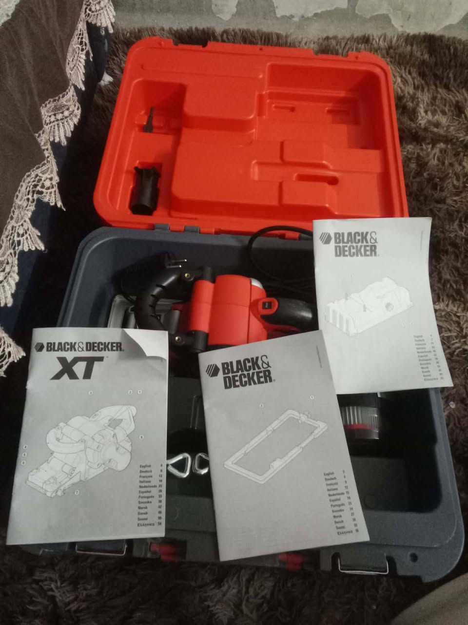 قطه باله جديده سنفاره غير مستخدم مجرد فتح فحص فقط ملحقات كاملة ماكو اي نقص كله جديد حقيبة جنطه كبيره وزنها تقريبا 10 كيلو شي راقي ماركه امريكي شركه بلاك اند أنكر باقي تفاصيل خاص


**إذا كنت صاحب هذا الإعلان وتريد حذفه لأي سبب، رجاءا أرسل رسالة إلى الدعم الفني**