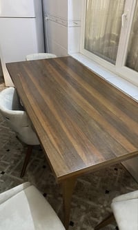 ميز طعام • ٦ كراسي • طقم سفرة