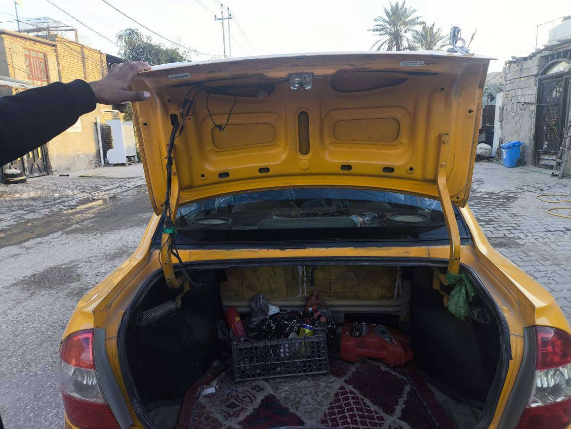 طيبه موديل 2018 
السيارة جاهزه من كلشي 
بيها ضربه بل جاملغ الورا  
تبريد تتفئى شغال   
كهربائيات كامله  تخم تايرات 
العنون كربلاء  قنطرة السلام 
رقم الهاتف ***********
السعر 50 وبيها مجال
