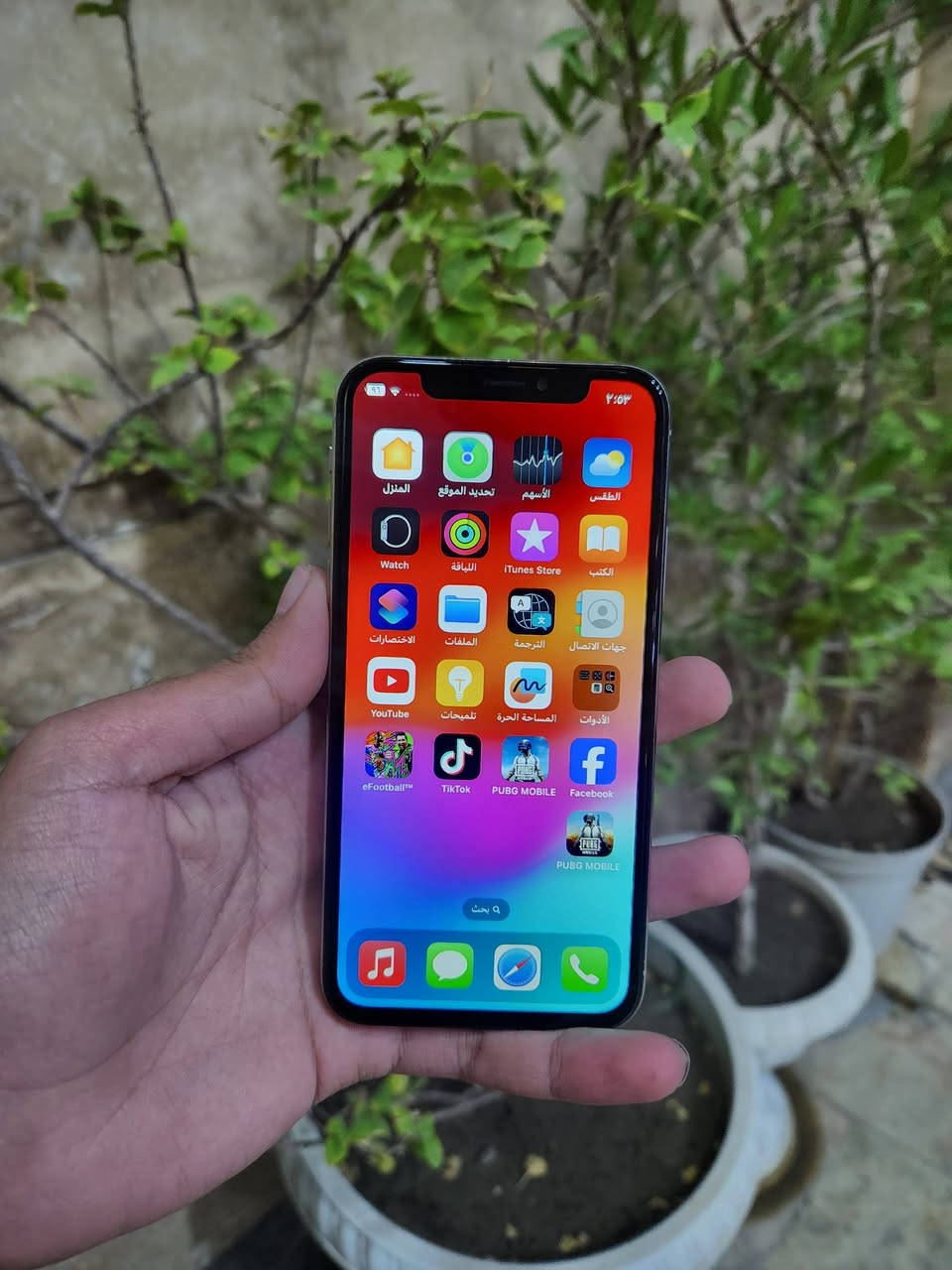 سلام عليكم 
ايفون اكس مكفول من كلشي 
ذاكره 64🔋77  شحنه كلش يخبل مكفول من كلشي 
فقط مبدل شاشه مال تفصيخ ضهر بي فطر +  سيم كرت واكف
غير هاذه شي مكفول شحن تكنيك مخابره  برامج بوبجي60فريم
شرق أوسط بدون غراض سعر  60الف عنوان بغداد بلديات 
للإستفسار ***********
