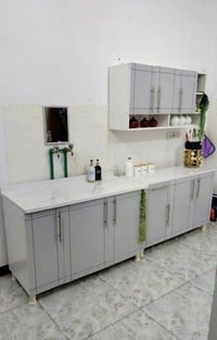 كاونتر خشب • متر ونص • سنك