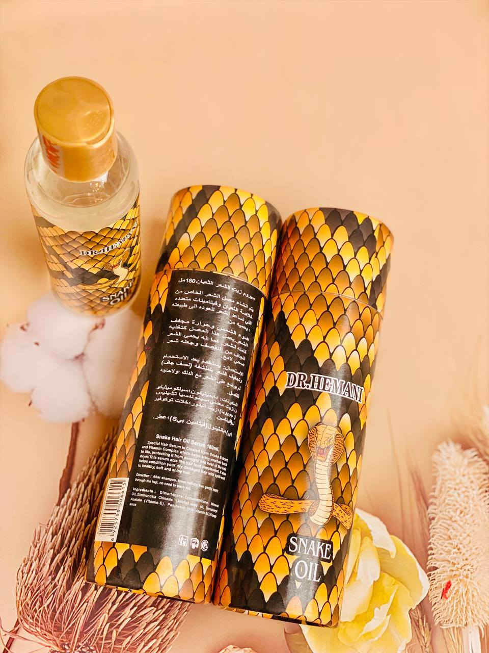 توفر زيت الحية (زيت الحية) من د. هيماني. الأصلي 🐍✅✅

لا يحتوي المنتج على أي مكونات من الحيوانات، بل هو مزيج من زيوت نباتية مختلفة. ✨✋

يساعد على تقوية الشعر ومكافحة القشرة وتساقط الشعر. 👌

يساعد على منع تقصف الأطراف ويمنح الشعر النعومة واللمعان. 

مناسب لجميع أنواع الشعر، بما في ذلك الشعر التالف أو الجاف. 💃🏻

المنتج طبيعي 100% ولا يحتوي على مواد حافظة كيميائية. ✅
الحجم 180ml

للاستفسار والحجز مراسله خاص


**إذا كنت صاحب هذا الإعلان وتريد حذفه لأي سبب، رجاءا أرسل رسالة إلى الدعم الفني**