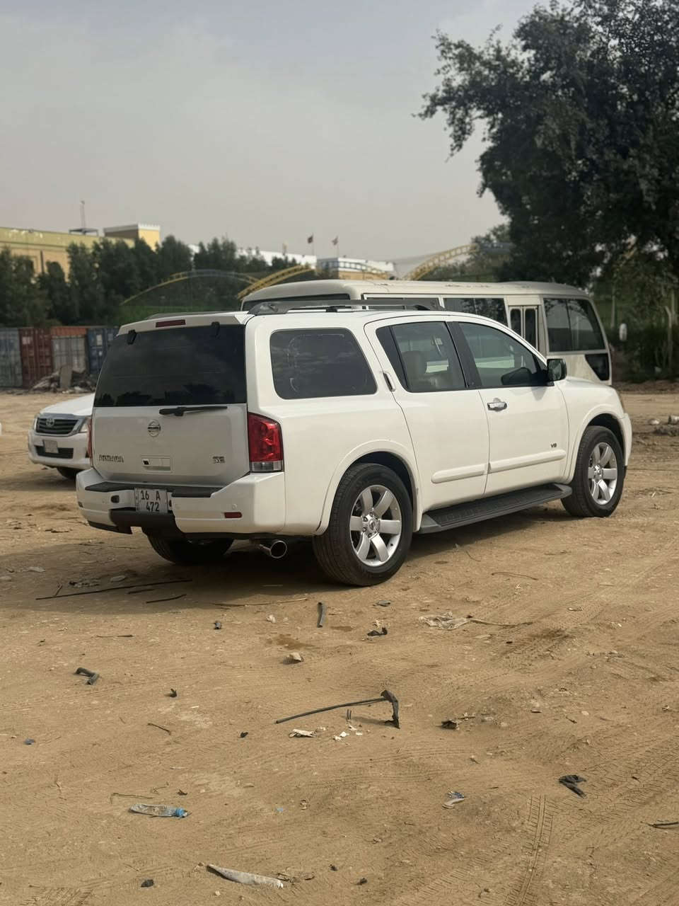 للبيع فقط
نيسان. ارمادة 

اللون ابيض 

الموديل 2009

محرك 5600  V8

منظومة غاز ايطالية 80 لتر 

منظومة زنون لايت + بلوجكترات 

سلايت روف جديد 

حدادية. جديدة  100‎%‎

تخم تاير  جديد  100‎%‎ حجم 20

ويل كب بلادي حجم 20 

تحكم ستيرن 

كامرة بلاديه 

حساسات خلفية بلادية 

غرفة السيارة مخمل لون بيجي مع تلبيسات ارمادةتفصال جلد  لون بيجي 

السياره رقم ثلاثي مميز  ب أسمي. انگليزي. الدولي 

هزة وسنوية جديدة 

مصفره من الغرامات 

عنوان الكوت  / مركز المدينة 

السعر  اتصل.  إذا شراي  

خاص ما اجاوب 

فقط اتصال 

فقط اتصال   أجاوب 

***********

محمد الغرباوي  ابو علي
