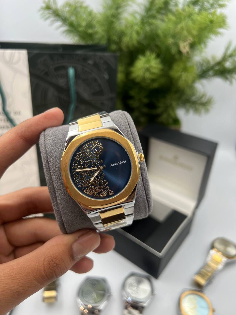 😍 وصلنا حديثا رجالي AP  😍
💕نقش المينه بأحرف زغرفه عربيه 💕
😘طلاءثابت 100٪ الأصلي 😘 
🤩الجامه زفير ضدالخدش والصدء🤩 
🤗ضمان 2سنه  حقيقي من تاريخ الشراء
مستعدون لعمل الطلبيه حسب الطلب
  🌷توجد موديلات وتصاميم حديثه🌷
 🌺زورونا ستجدون كل ماهو جديد🌺
لمعرفه الأسعار 
 الاتصال على الرقم فايبر واتس اب...
*********** سيد عمار
 *********** مهدي 
يوجد توصيل  جميع محافظات العراق 
           مجمع عالم الساعات 
       الديوانيه السوق الكبير 
      محمدعبدالرزاق الخضري
