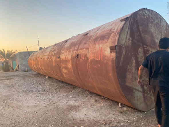 خزان حديد نظيف ما مستعمل -طوله(١٦متر)-سمك الحديد(١٠ملم)-قطره(٢٩٠cm)
السعر١٢ مليون او٨٠$ ورقه
العنوان ديالى 
***********
