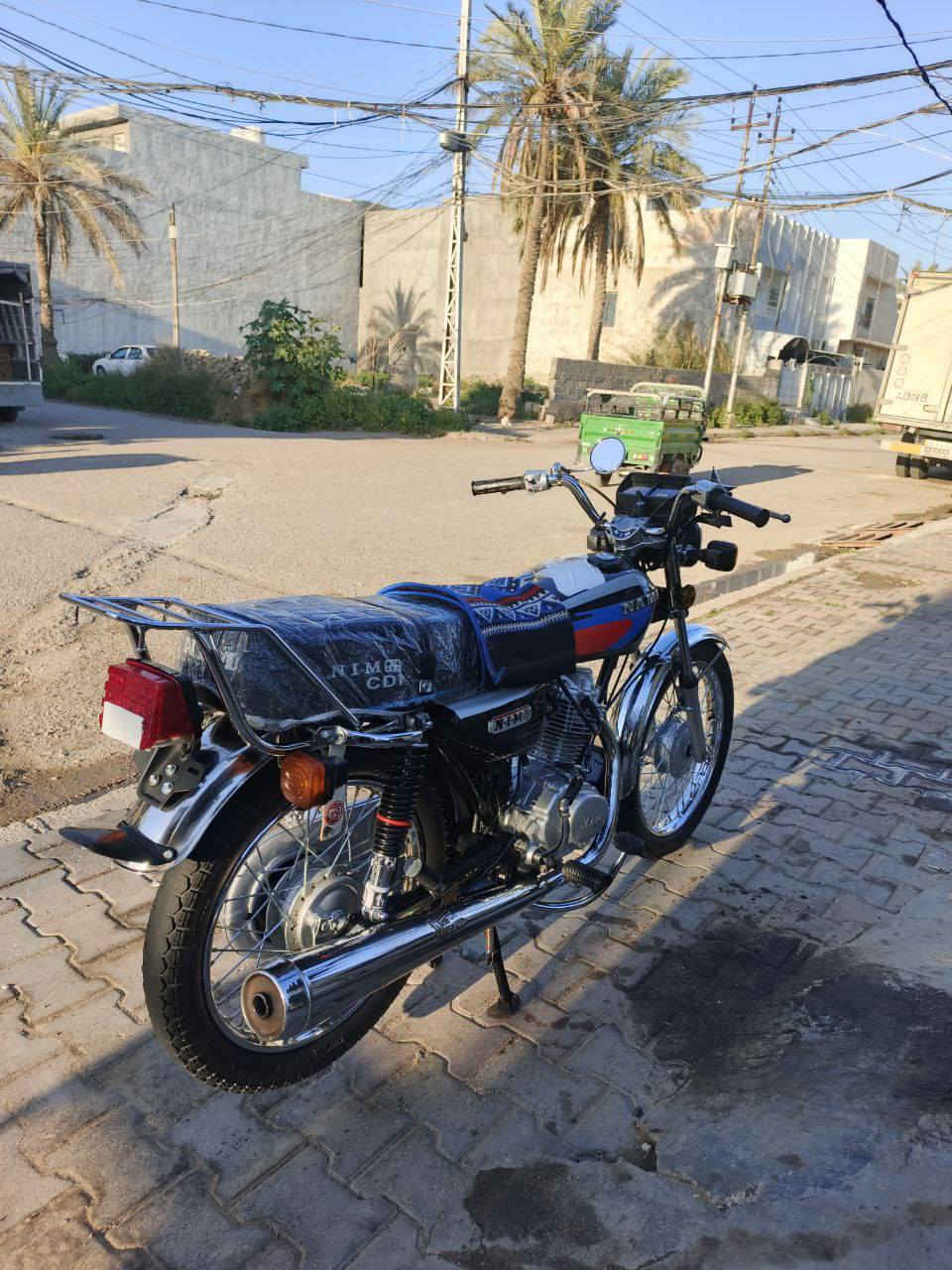 السلام عليكم دراجة نامه للبيع موديل 2025 محرك كفالة 4 وراقات بيهة دراجة خير من الله شلعة معدل٠ المكان ديالى بعقوبة اتصل***********
