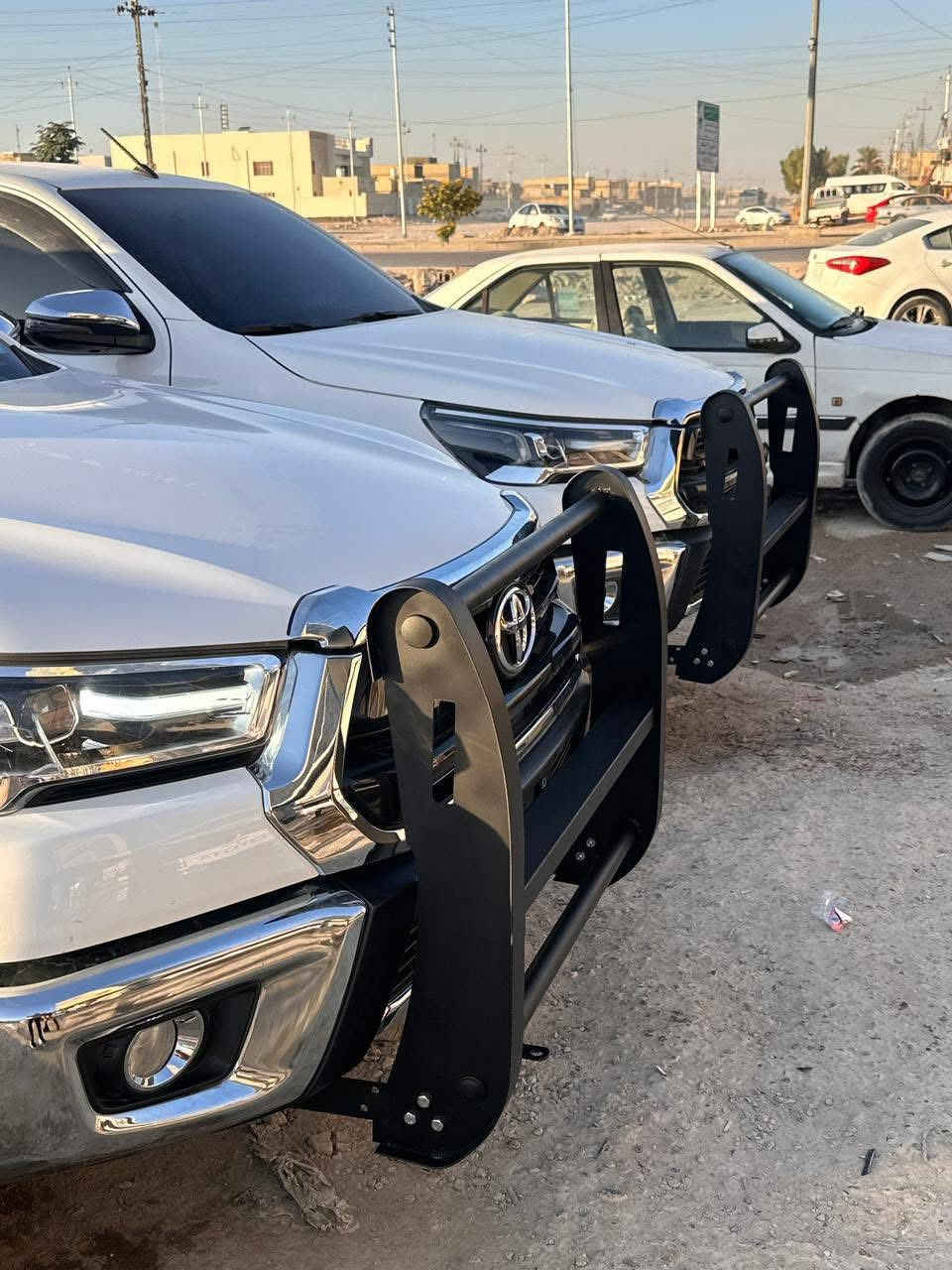 درع هايلوكس بوليسي ٤ ملم   + قواعد ٦ ملم 
السعر ٢٥٠ 
مكاني بغداد 
***********
