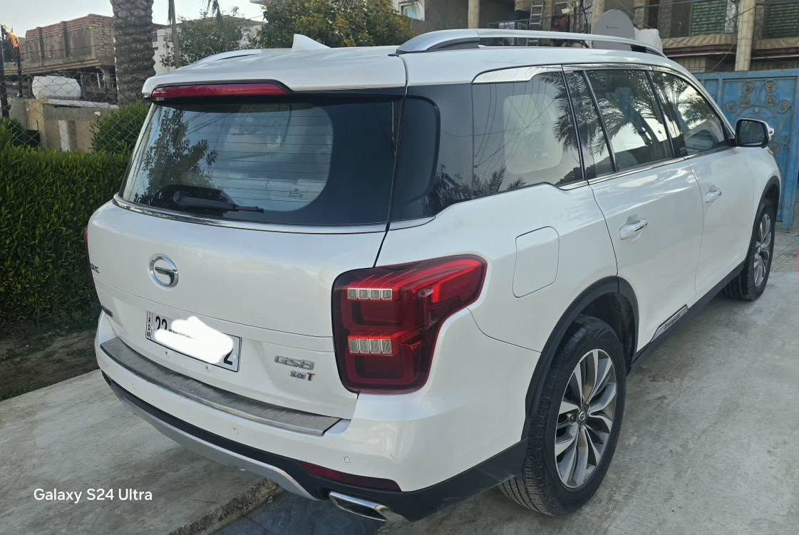 GAC GS8 سيارة
موديل 2020
اللون ابيض 
رقم اربيل دولي
خليجي استلام شركة GAC الصينية 
فول مواصفات أعلى فئة 1/1
4 سلندر تيربو 
V4 turbu - 
7 راكب 
3 قطع تبريد
داخل بيجي 
ساعه تحكم بالسياره 
كشنات جلد  كهربائية 
تدفئة وتبريد بالكشنات 
ذاكرة خزن ميموري 
تدفئة بالأستيرن
فول تحكمات بالأستيرن مثل شفتات السرعه وتحديد السرعه والتحكم بالموبايل والشاشة.
4*4 دفع رباعي 
صندوق كهربائي شفط
فتحة سلايد روف 
بصمة تشغيل وبيبان 
تحكم بصعود ونزول الجام بالبصمة 
 تشغيل عن بعد
شاشات ديجيتال و لمس 
دخول ذكي 
 خمس انظمة تحكم بالگير
 كاميرات محيطية  360 درجة 
 تشغيل تلقائي للكاميرات عند تشغيل الأشاره للأنعطاف. ( تصوير الشارع )
حساسات اماميه و خلفيه
رادار امامي وخلفي 
نضام شحن هاتف لاسلكي
داخل سيارة كامل جلد فاخر مع شاموي 
10 مكبرات صوت
6 أنظمة قيادة لجميع أنواع الطرق
نظام ABS
تغيير  اتجاه اللايت مع تغيير اتجاه السياره 
 كشافات
10 أكياس هوائيه (airbag)
ويل كب حجم 19
 ماشية 96 الف كم
مكفوله من الضربة والصبغ بأستثناء
تعديل ع كد شبر بالصندوق فقط( أصلآ شخط مابيها ومتبين )
هزه جديده ورقم الماني جديد وسنوية لغاية 2030 بأسمي 
العنوان ديالى- المقداديه 
السعر: 165 وبيها مجال او مراوس حسب القناعه.
للاستفسار الاتصال على الأرقام
*********** المقدادية, ديالى
