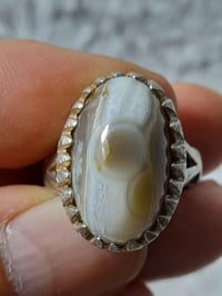 خاتم فضة 925 • حجر سليماني • صياغة يدوية عراقية