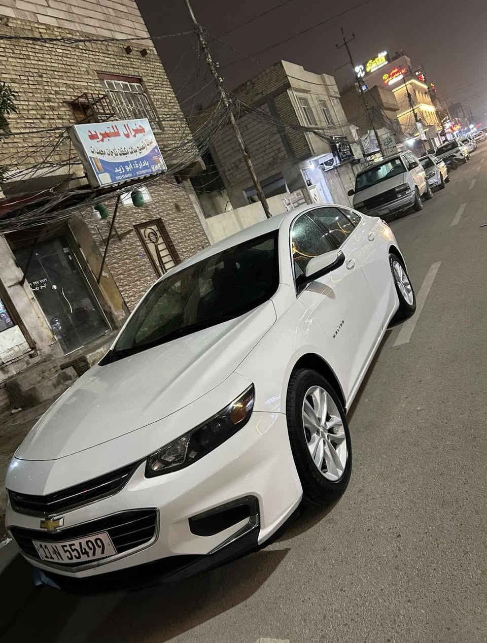 سلام عليكم ماليبو 2018LT مواصفاتها معروفة  قطعة وحدة صبغ حادثها جاملغ عكس السايق بدون بنيد بدون بجم بدون دواخل سياره ماشية 150k نضيفه كلش السيارة كاملة من كُل النواحي  حدادية نص عمر  كهربائيات تايرات دهن حرك واطلع مكاني بغداد الدورة ***********            السعر )(115)
