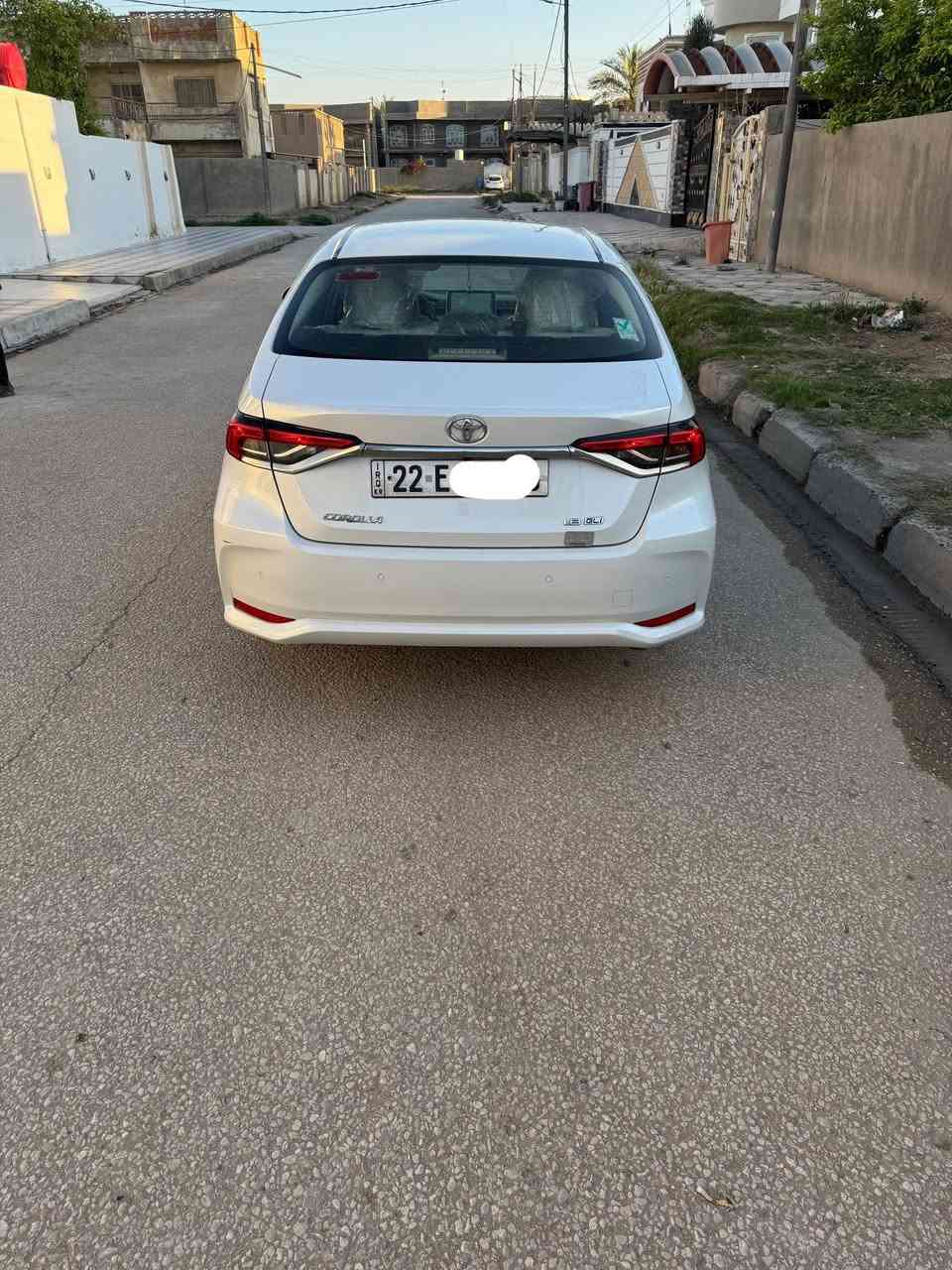 سلام عليكم كورلا موديل ٢٠٢٢ خليجي ساز اصل شركه 
 كفاله عامه شرط سونار رقم أربيل دولي تحويل او وكاله 
 مباشر مواصفات مري شفط حساسات امامي خلفي شاشه 
بصمه ترحيب ماشيه ٧٥ خمسه ويل كب جاهزه سياره بحالة الوكاله بعدهي السعر ١٦٨ وبيها مجال مكاني بابل واي استفسار اتصل على رقم ‭٠٧٧١ ٣٢١ ٦١٦٢‬
