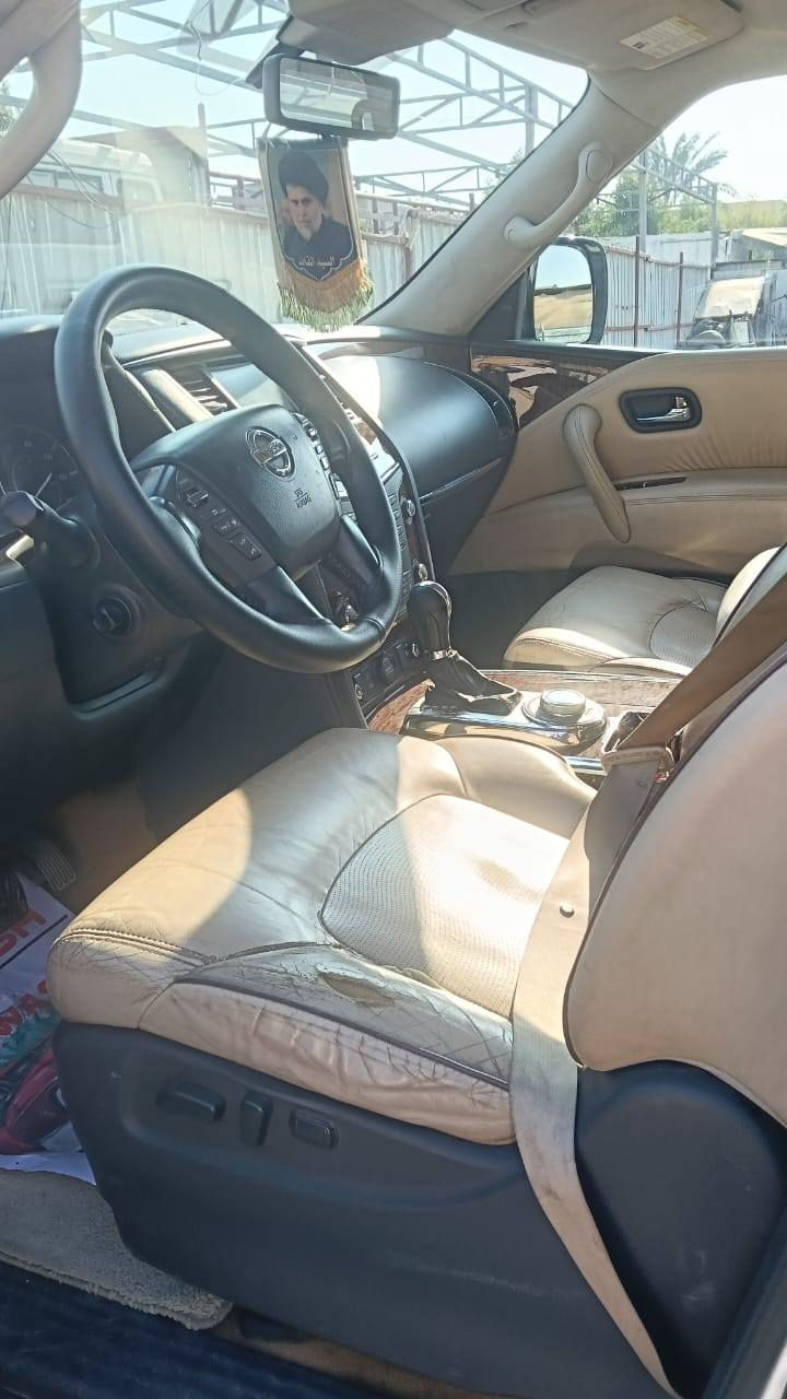 سلام عليكم نيسان ارمادة بلاتنيوم  موديل 18 مكينه 8 سلندر المرغوب رقم سليمانية مميز وارد امريكي حادثه شبر بصندوك فقط والباقي كفالة السيارة فول اوتوماتيك كشنات في أي بي تبريد 3 قطع ويل حجم 20. كشنات جلد كامرات حساسات فول فول مواصفات وفول اوتوماتيك سيارة خير من الله السعر 270 وبيها مجال العنوان بغداد الحسينيه مال راشديه للاستفسار الاتصال ***********
