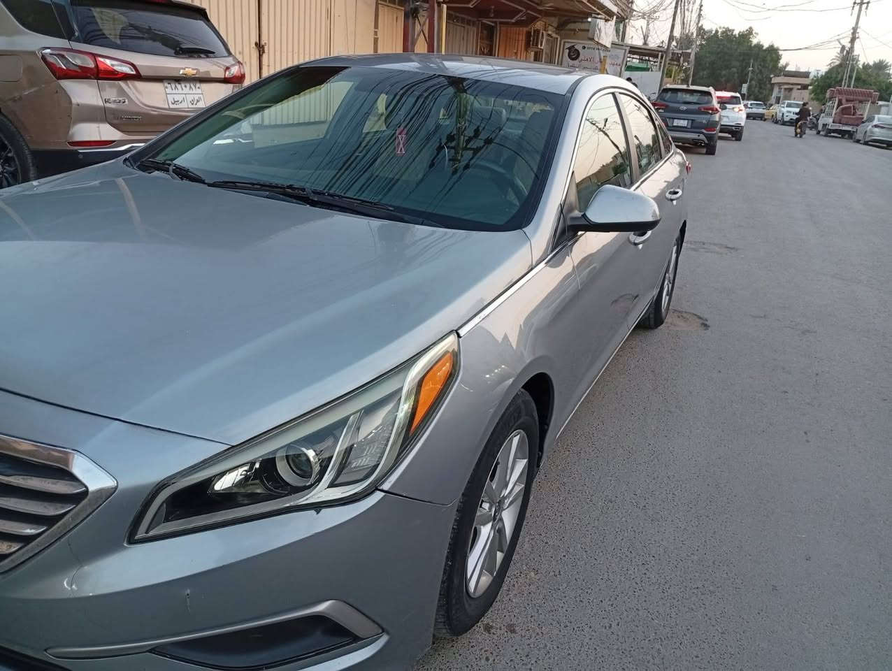 سلام عليكم سوناتا موديل 2017 وارد امريكي بيه ثلاث قطع صبغ بلا دواخل محرك وكير وحداديه وتبريد سياره جاهزه رقم ربيل تريد تكويل تريد وكاله السعر المطلوب 108وبيه مجال بسيط الشراي يتصل ***********
