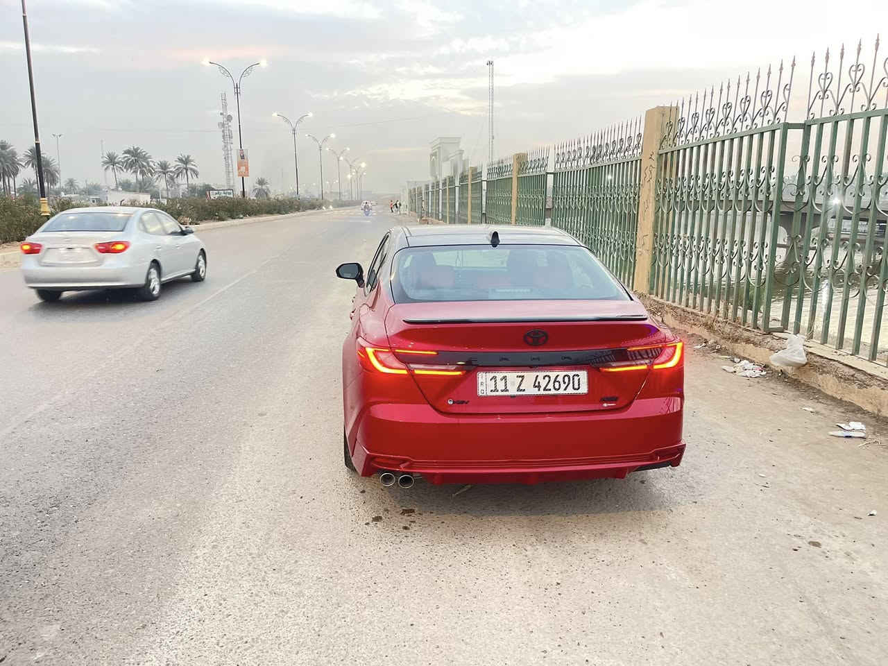 موديل 2025 الشكل الجديد
سيارة فول للاخير 1/1
اعلى فئة بلكامري
(حادثها بنيد مبدل)
عداد 10 الاف 
 الصنف : xse 
وارد امريكي 
بانوراما
داخل احمر 
شاشة كبيرة
انارة داخليه محيطيه انت تتحكم بيها
تدفئه بلكشنات + بلستيرن
كشنات كهرباء
شفتات سرعة
اوتو هولد
مانع تصادم PCS  
 تحديد المسار —— LDA
‏BSM —— نظام النقطة العمياء
‏PDA —— مساعد القيادة التفاعلي
‏RCTA —— رادارات خلفية
‏SEA —— نظام الخروج الآمن 
مثبت سرعه تفاعلي —— ACM
‏AUTO PILOT —— سائق ذاتي 
مانع انغلاق العجلات —— ABS
‏TCS —— مانع الانزلاق 
بصمة أبواب + دخول ذكي
شاحن وايرلس
هندبريك كهرباء
نظام صوتي مميز+ مضخم صوت كبير
سيارة بيها كلش هواي مواصفات ماذاكرهن
ايرباك ستيرنك فقط
مكان السيارة -بغداد _قرب الجزيرة السياحيه
 سعره. 235
 *********** للاستفسار
