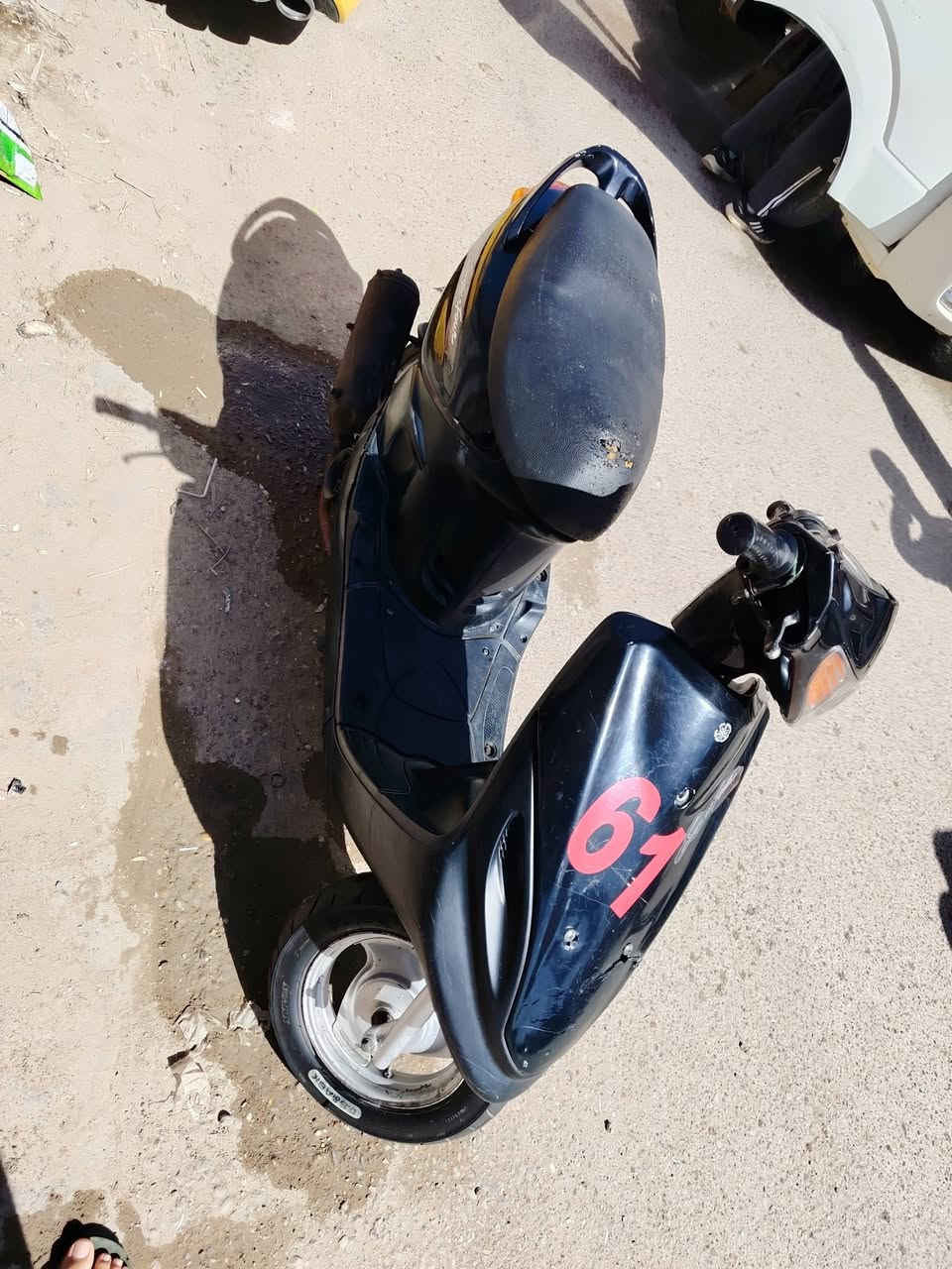 سلام عليكم
دراجه قجمه للبيع درجه خير من الله شلعه و معدل كهربائيات كلها شغاله سلف هندر السعر 400 وبيها مجال مكان بغداد الكماليه لتواصل خاص او ***********..
