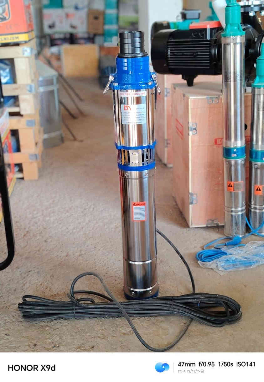 غطاس عامودي زراعي (ستيل)
القوة الحصانية   4hp
عدد البشارة 3
الهيد 42 متر عامودي
كمية الماء 710 لتر بالدقيقة
المخرج 4 /3
الملف نحاس 100 💯
العنوان صلاح الدين سامراء شارع المتوكل 
الاستفسار ***********
