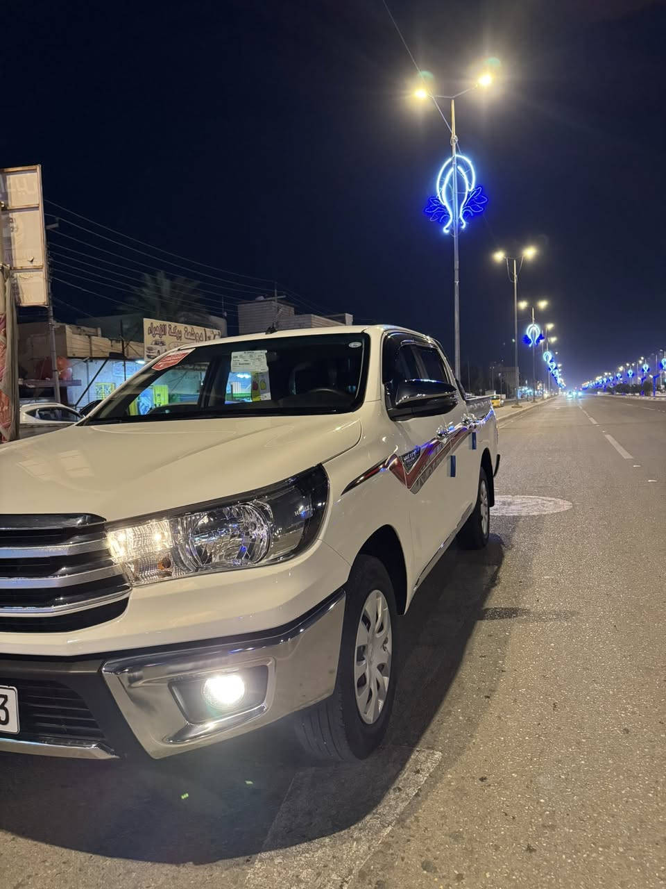 السلام عليكم
هايلوكس 2025 أربيل بسم شركة 
كير عادي ماشيه 25 كفاله عامه 
مكاني كربلاء للتواصل ***********
