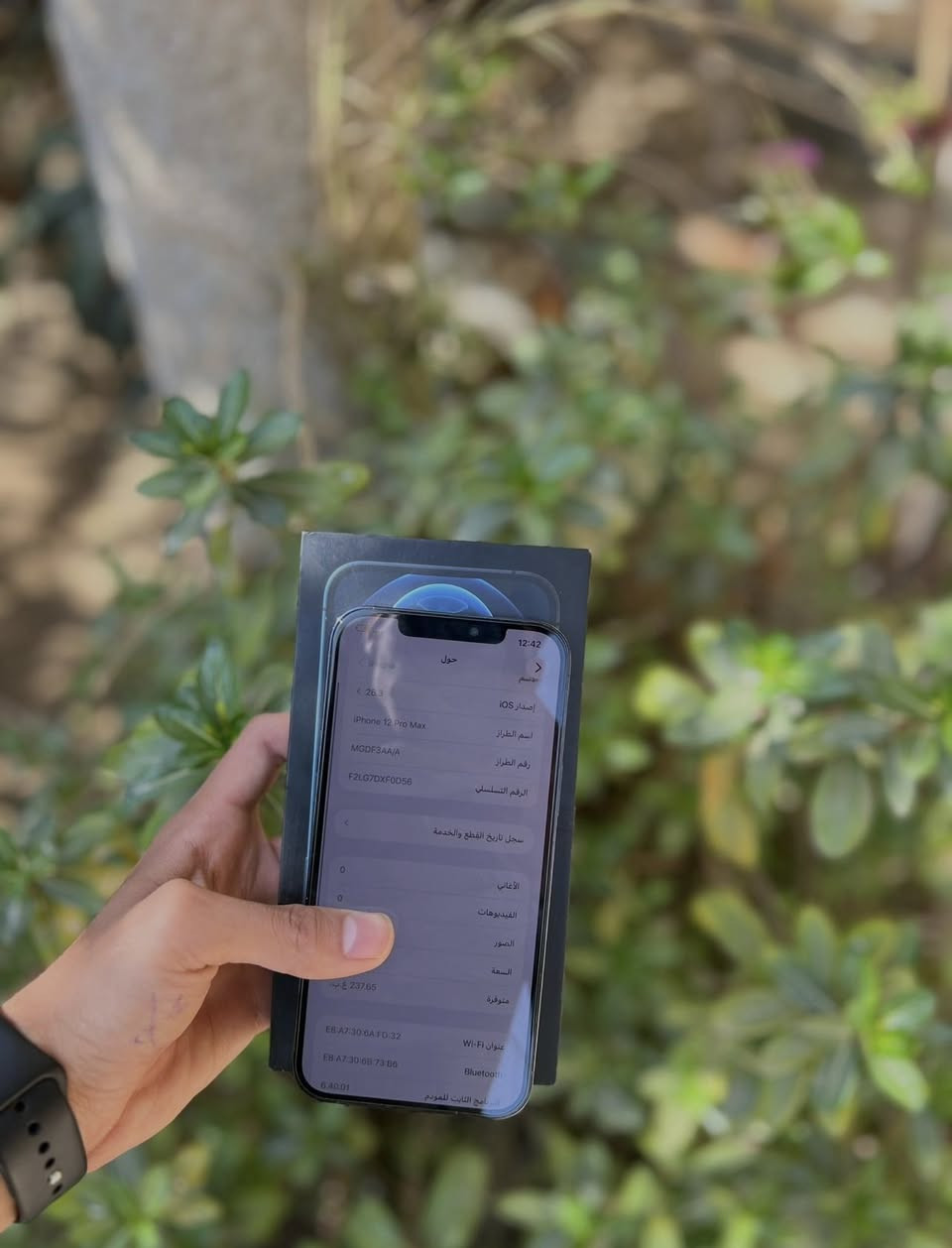 ايفون 12 برو ماكس ماستر ذاكره 256 بطاريه 79 مبدل سماعه فقط الباقي مكفول جهاز نضيف كامل ملحقات عنواني بعقوبة فقط لشراي يراسل


**إذا كنت صاحب هذا الإعلان وتريد حذفه لأي سبب، رجاءا أرسل رسالة إلى الدعم الفني**