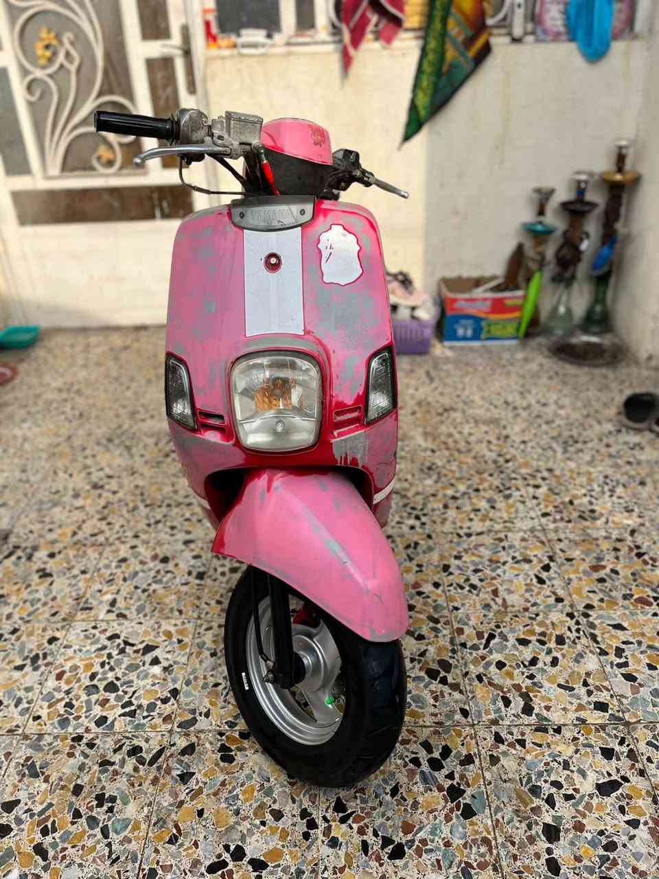 السلام عليكم دراجه بوليس للبيع الدراجة مكفوله من كلشي وختم واحد السعر 600 وبيه مجال قليل حك الجية وهاذ رقمي ***********
