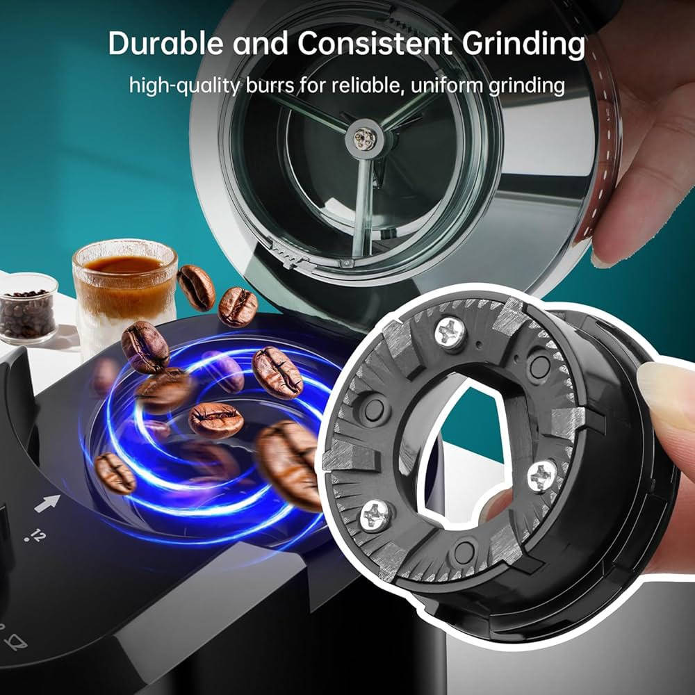 ☕ مطحنة قهوة برأس طحن مخروطي (Burr Grinder) من ماركة Wancle

مطحنة احترافية، مدمجة وعملية جداً، مثالية لعشاق القهوة الذين يبحثون عن طحن طازج ومتناسق في المنزل دون أخذ مساحة كبيرة على "الـكوفي كورنر".

✨ أهم المميزات والمواصفات:
 درجات طحن متعددة (28 درجة دقيقة): تمنحك خيارات واسعة تبدأ من الخشن جداً (للـ French Press) إلى الناعم جداً (لـ Espresso و الموكا بوت).

 طحن متناسق ومتين: تحتوي على شفرات طحن (Burrs) عالية الجودة تضمن لك طحناً متساوياً للحبيبات للحفاظ على نكهة القهوة الأصلية.

 التحكم بالكمية (من 2 إلى 12 كوب): تحتوي على مؤقت دائري ذكي لتحديد كمية القهوة المراد طحنها حسب عدد الأكواب التي تحتاجها.

 سعة الخزان: * خزان حبوب القهوة العلوي يتسع لـ 3 أونصة (حوالي 85-100 غرام).

 وعاء تجميع القهوة المطحونة يتسع لـ 100 غرام كحد أقصى (Max).

 تصميم مدمج وموفر للمساحة: أبعادها صغيرة جداً ومناسبة لأي مطبخ:

 الارتفاع: 190 ملم (7.4 إنش)
 الطول: 162 ملم (6.3 إنش)
 العرض: 90 ملم (3.7 إنش)
 سهلة التنظيف: شفرات الطحن قابلة للإزالة والفك بسهولة لتنظيفها باستخدام الفرشاة المرفقة معها لمنع تراكم الزيوت والبن القديم.

📦 الملحقات المرفقة:

 ملعقة معيارية مدمجة مع فرشاة تنظيف مخصصة للشفرات.


**إذا كنت صاحب هذا الإعلان وتريد حذفه لأي سبب، رجاءا أرسل رسالة إلى الدعم الفني**