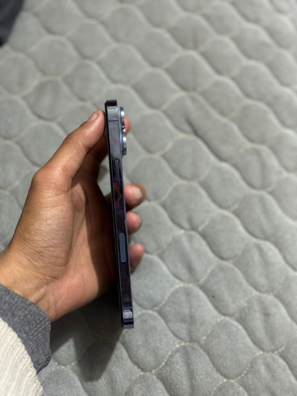 13 برو ماكس مبدل شاشه اصلية ✅
ذاكره 256 بطاريه 86 بلاديه✅
استعمال بيت كلش نضيف ومرتب ✅
بدون ملحقات مكاني نجف كوفه ***********
