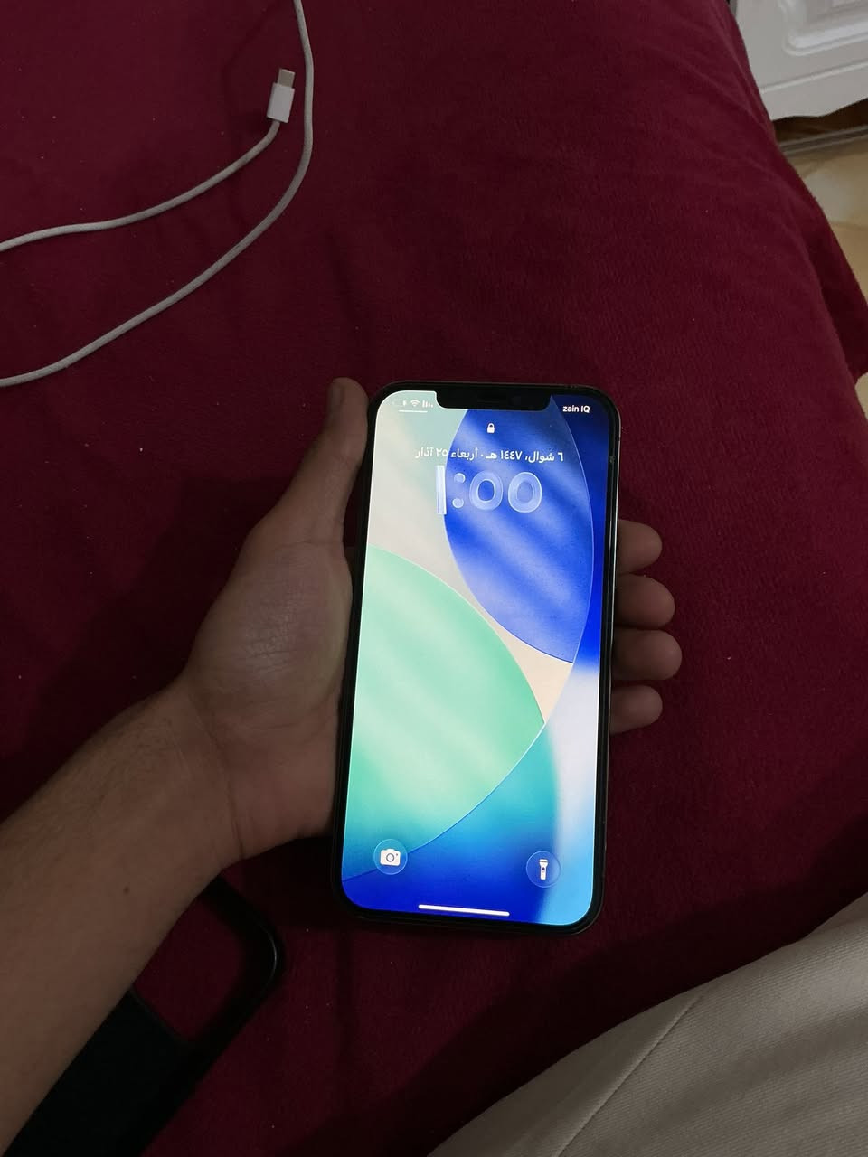 السلام عليكم ايفون 12برو ماكس بطاريه 100/مبدله وكالة /وشاشه شاده اله ب 190/للبيع او مراوس @إشارة. رقمي ***********
