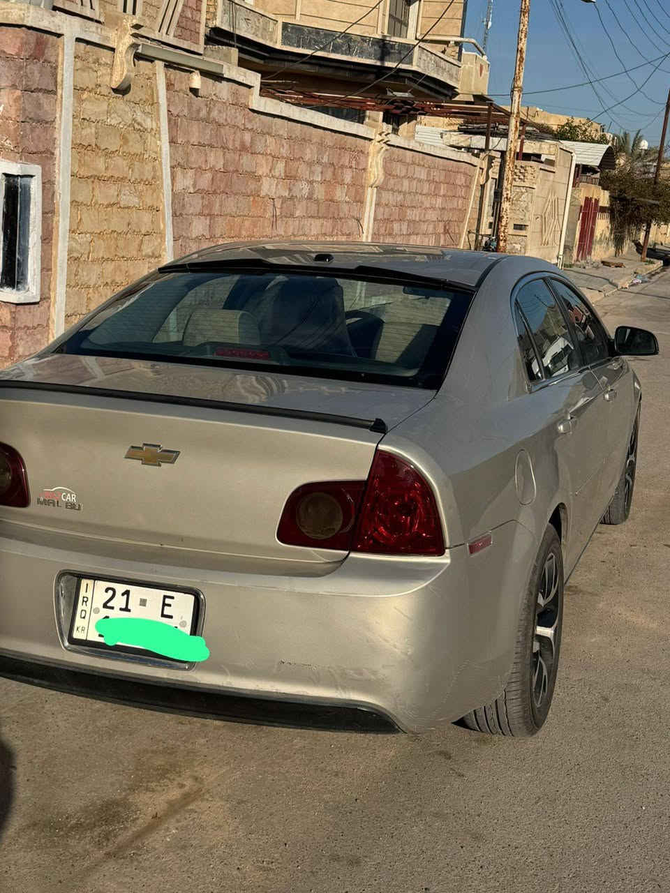 ماليبو 2010 خليجي
محرك وكير مكفولات شادهم قبل شهر
تبريد ثلج
تخم تاير جديد
محرك 2400 
لايت زنون شاده جديد
سياره حلوه مال جناية سعر 80
 ***********
***********
