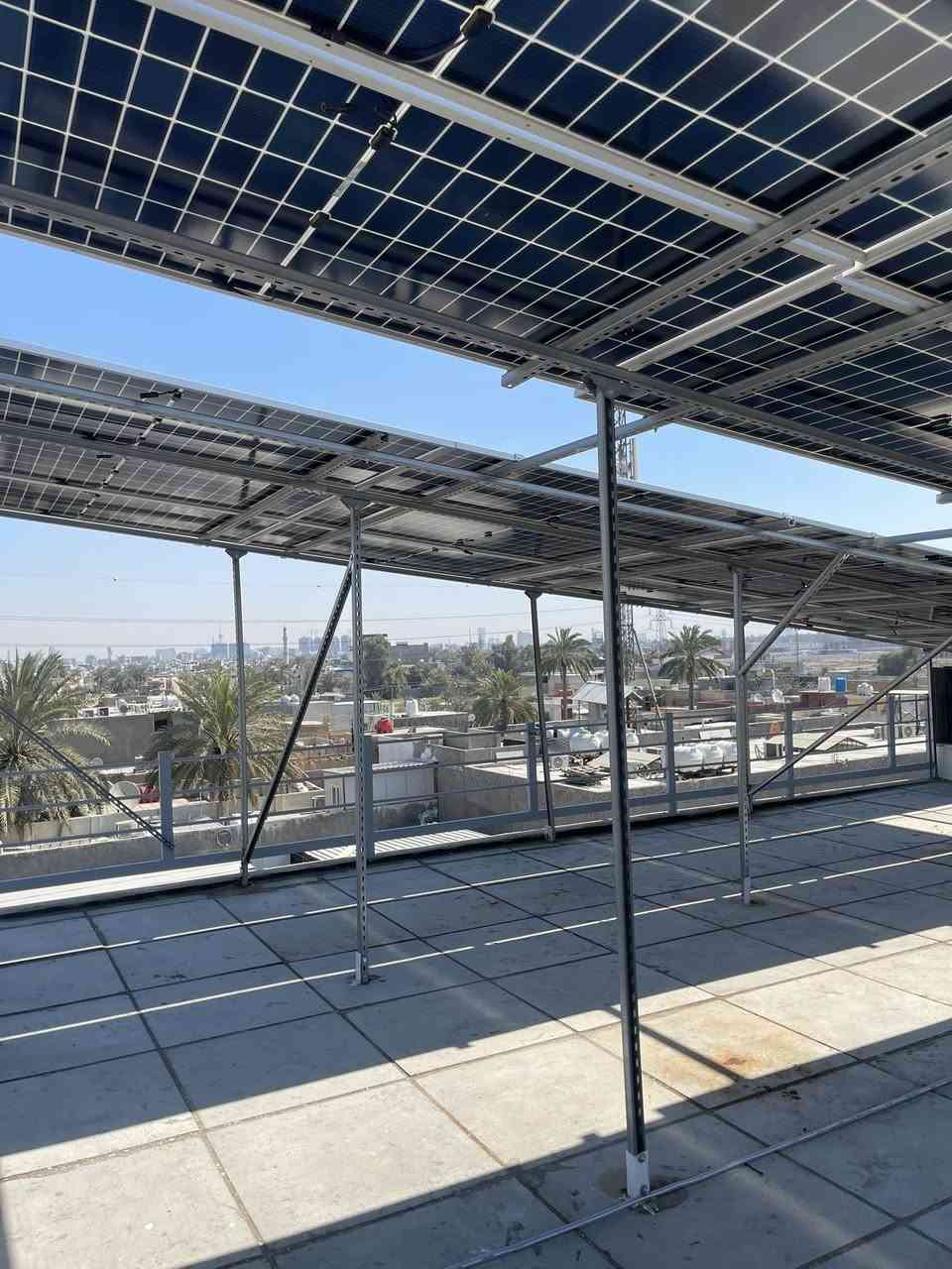 بغداد / حي حطين 📍
وداعا للمولدات وانقطاع الكهرباء❌
بحمد الله وشكره تم تنصيب منظومة طاقة شمسية 
سعة 30 كيلو واط تولد  120 امبير نهارا و 100 امبير ليلا لمدة 7 ساعات واكثر
في بغداد منطقة حي حطين .

( مع ضمان 5 سنوات على الاجهزة وضمان 15 سنة بالالواح )

صيانة ومتابعة مجانية لمدة سنة تشمل غسل الالواح والبرمجة 

مستعدون لتجهيز المنازل والمجمعات السكنية والمزارع وكافة المشاريع الكبيرة والصغيرة بمنظومات الطاقة الشمسية

كادر عمل هندسي احترافي جاهز للعمل والتنصيب في جميع محافظات العراق

العنوان :- بغداد - شارع الصناعة - بناية ركن الصناعة مقبل مطعم ريفان

للتواصل معنا ☎️
المبيعات
***********
الادارة
***********
***********
