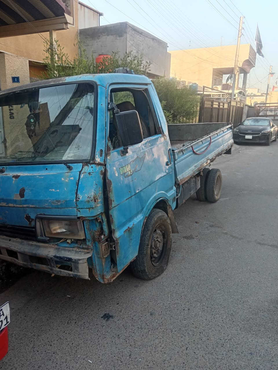 السلام عليكم ورحمة الله
كيا بنكو موديل موديل ٩٤
رقمه بغداد انكليزي ابيع كوم حديد 
مكاني بغداد/ابو دشير 
للتواصل اتصال وواتساب
***********
***********
